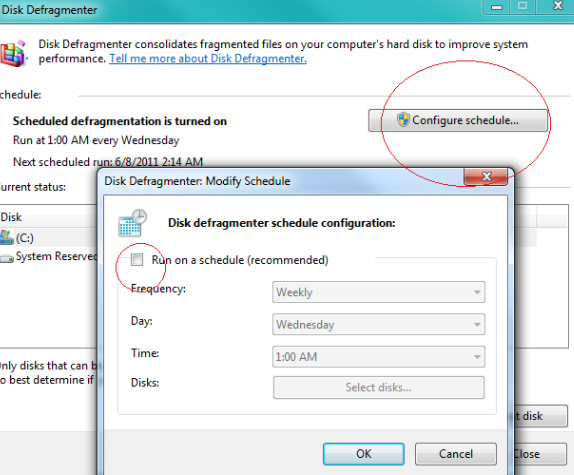Disk Defragmenter Programs Windows 7