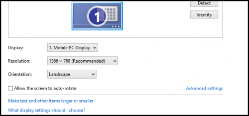 Manual Screen Resolution Windows 7 Settings