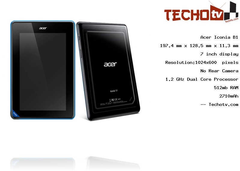 Acer Iconia B1 full specification
