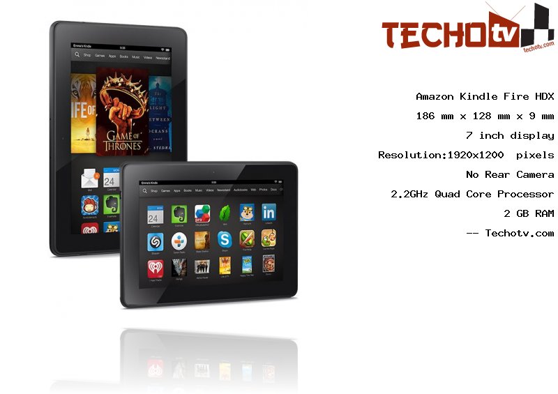 Amazon Kindle Fire HDX full specification