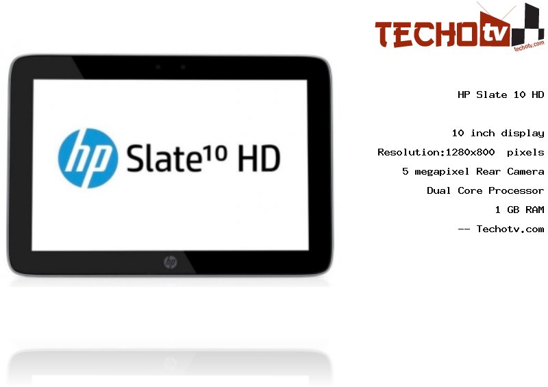 HP Slate 10 HD full specification