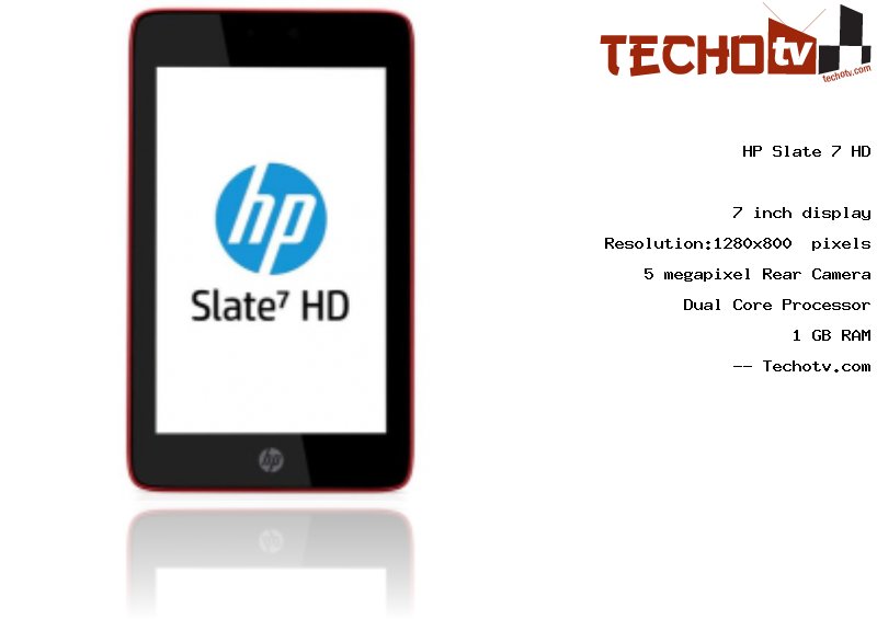 HP Slate 7 HD full specification