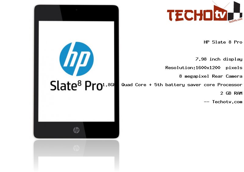 HP Slate 8 Pro full specification