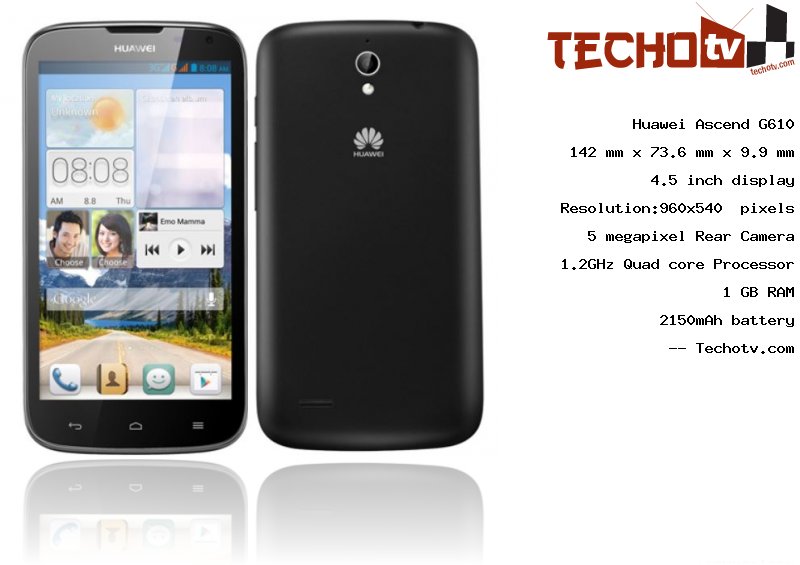 Huawei Ascend G610 full specification