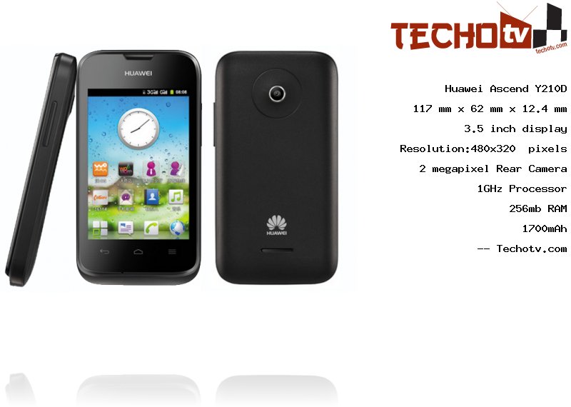Huawei Ascend Y210D full specification