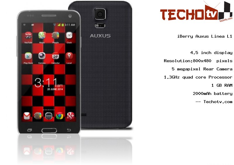 iBerry Auxus Linea L1 full specification