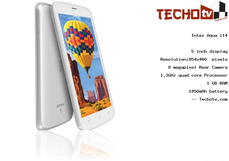 Intex Aqua i14 full specification