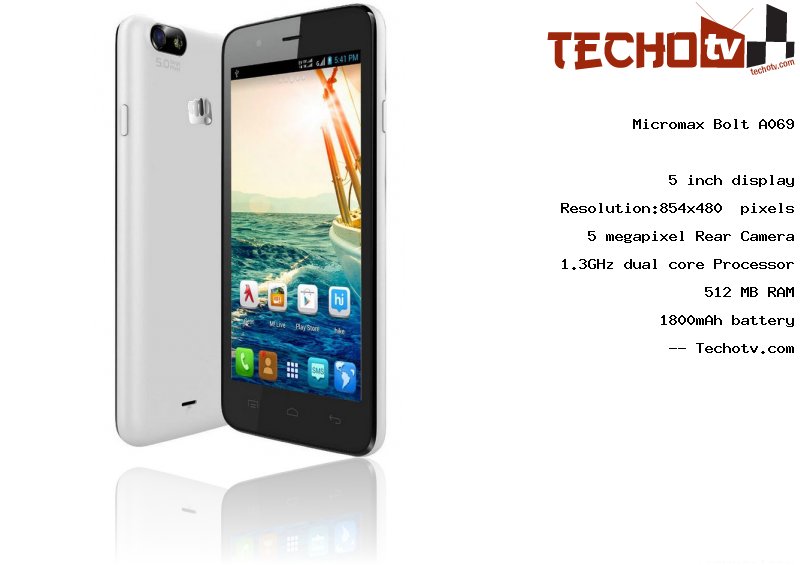 Micromax Bolt A069 full specification