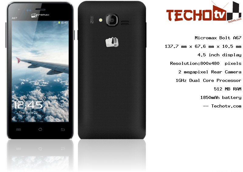 Micromax Bolt A67 full specification