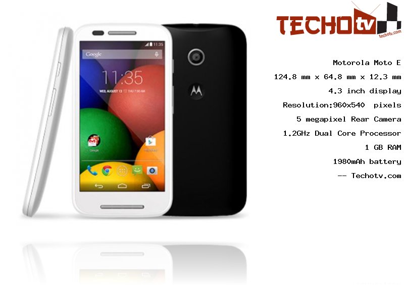 Motorola Moto E4 - Full phone specifications