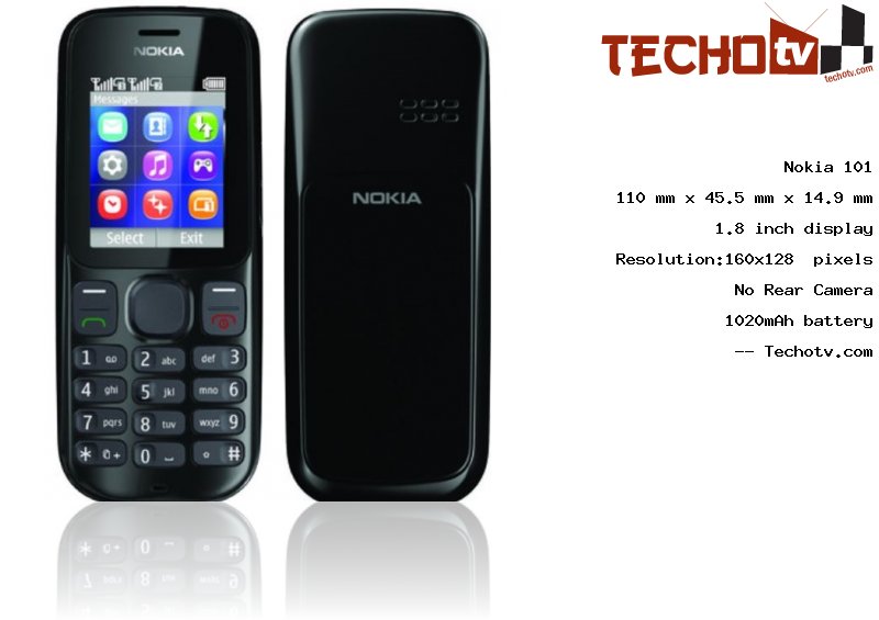 Nokia 101 full specification