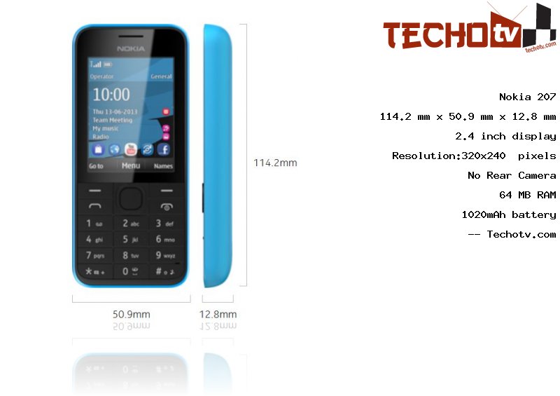 Nokia 207 full specification
