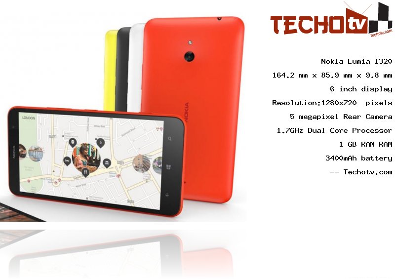 Nokia Lumia 1320 full specification
