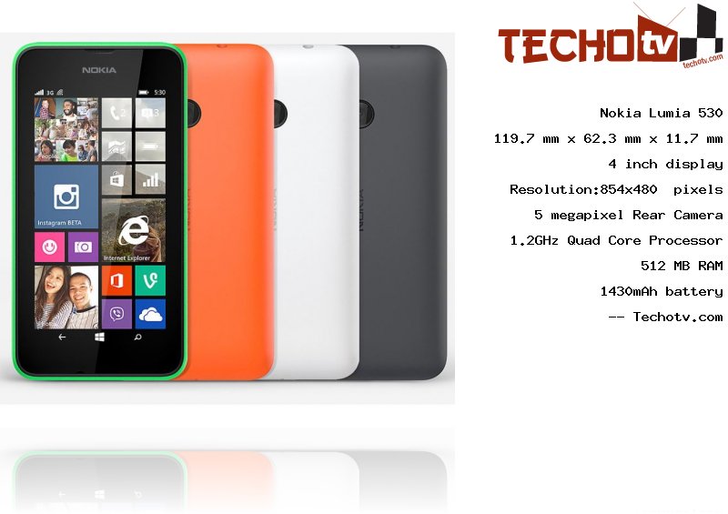 Nokia Lumia 530 full specification