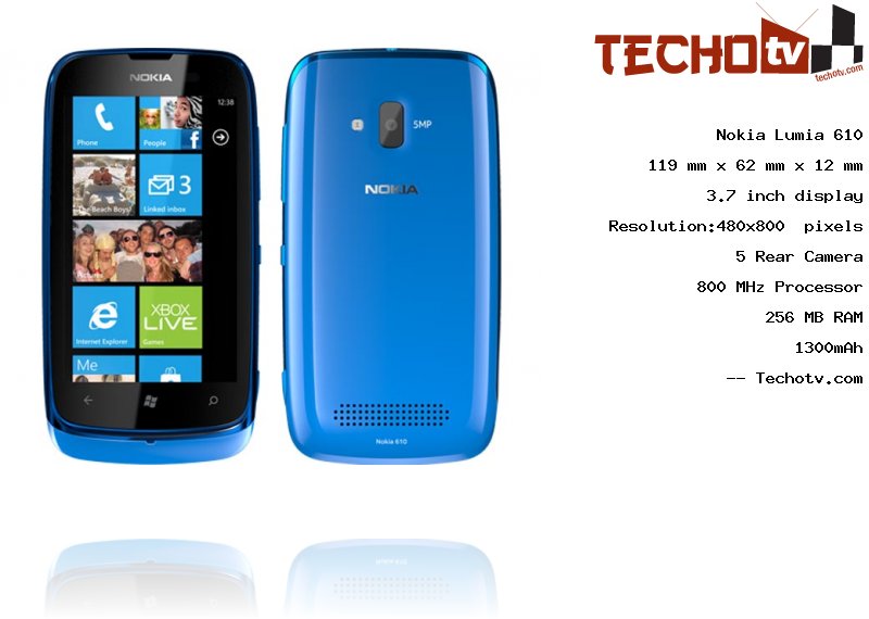 Nokia Lumia 610 full specification
