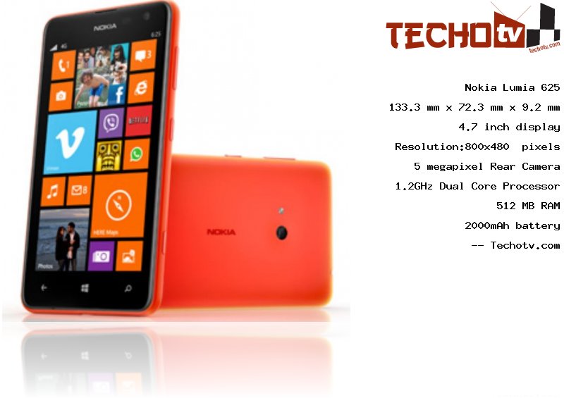 Nokia Lumia 625 full specification