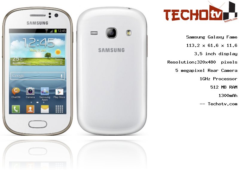 Samsung Galaxy Fame full specification