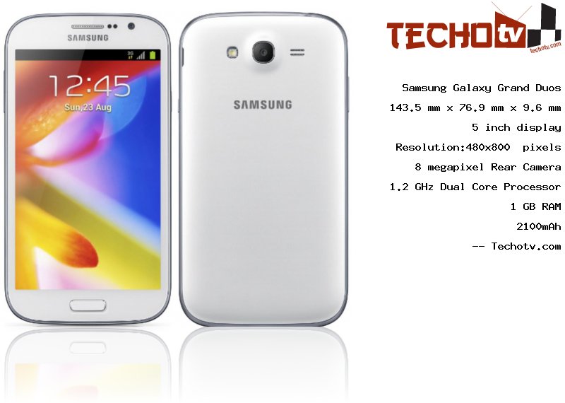 Samsung Galaxy Grand Duos full specification