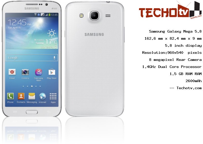 Samsung Galaxy Mega 5.8 full specification