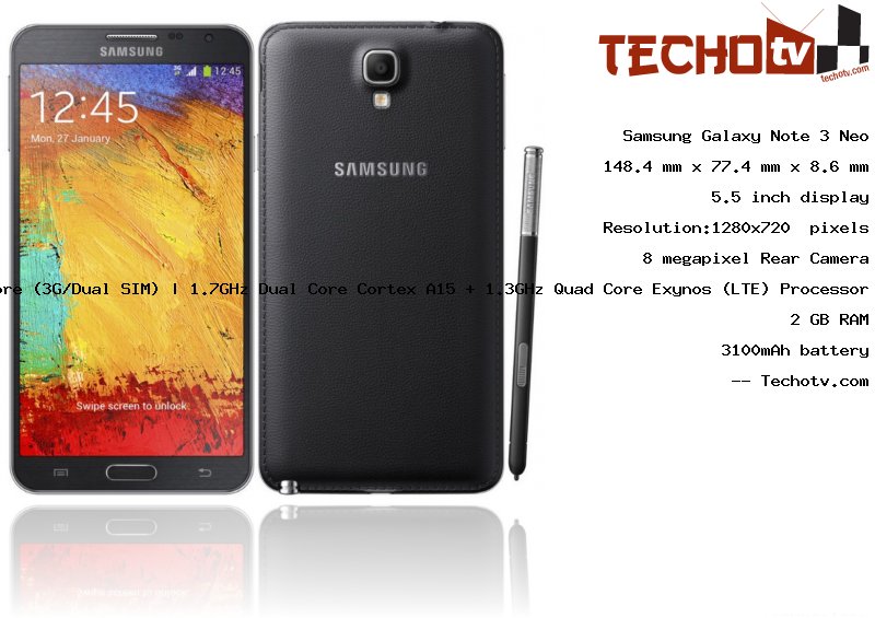 Samsung Galaxy Note 3 Neo full specification