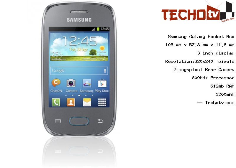 Samsung Galaxy Pocket Neo full specification
