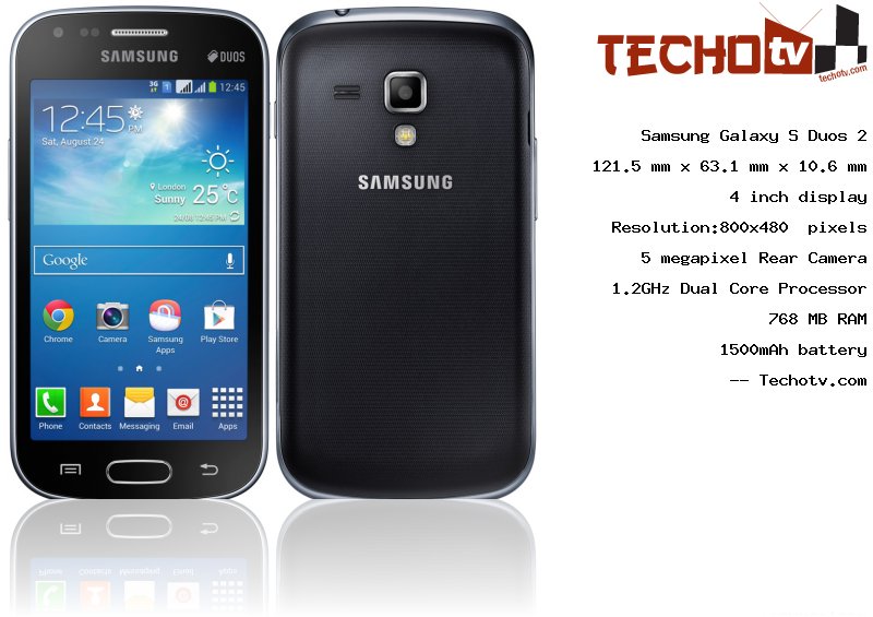 Samsung Galaxy S Duos 2 full specification