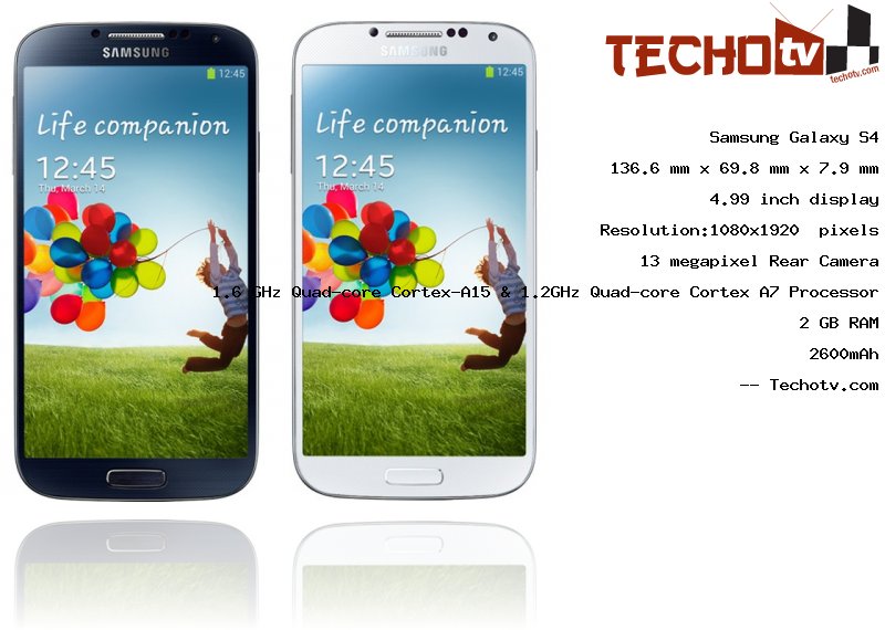 Samsung Galaxy S4 Specs