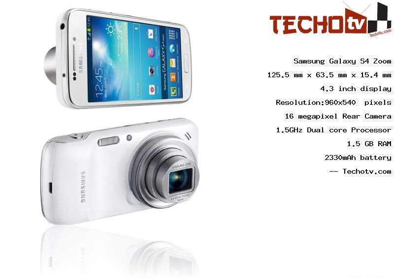 Samsung Galaxy S4 Zoom full specification
