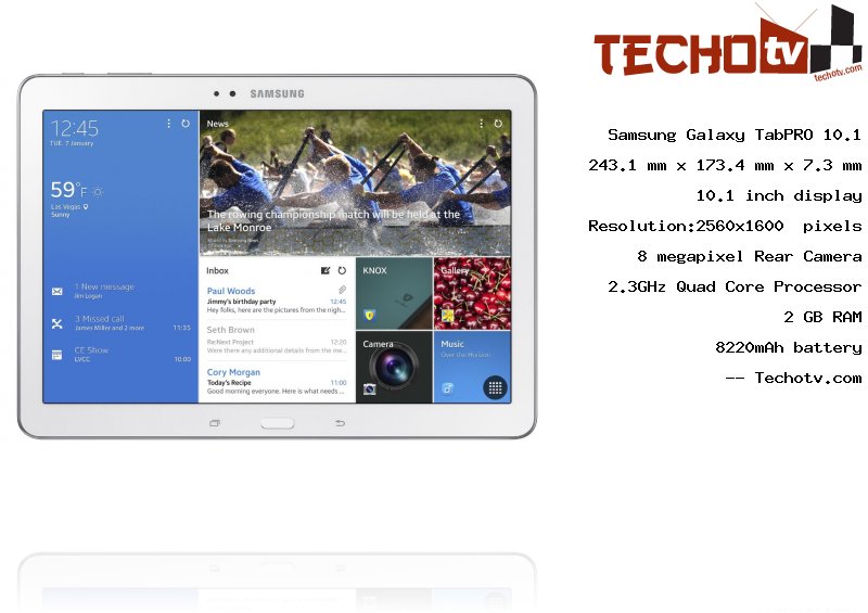 Samsung Galaxy TabPRO 10.1 full specification