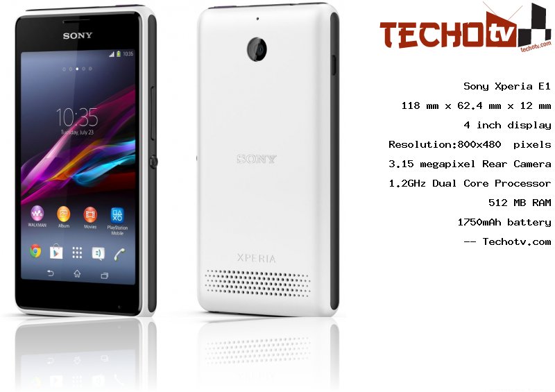 Sony Xperia E1 full specification