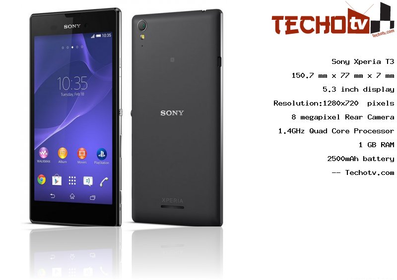 Sony Xperia T3 full specification