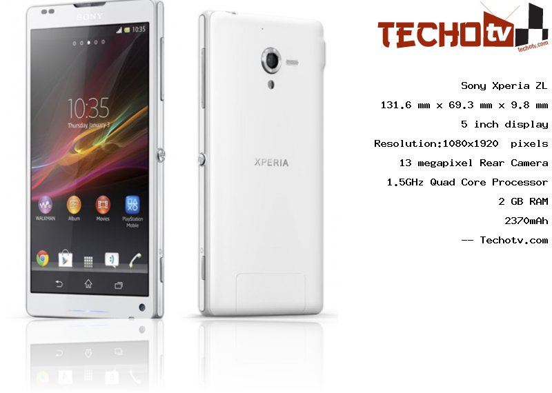 Sony Xperia ZL full specification