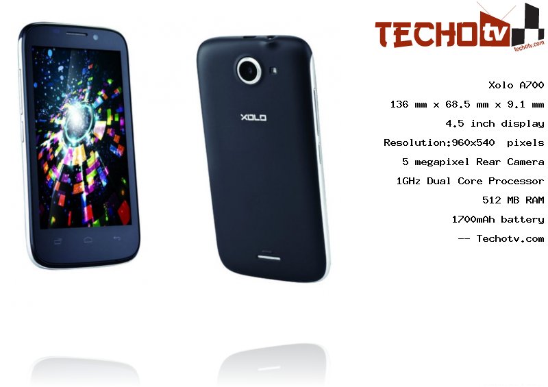 Xolo A700 full specification