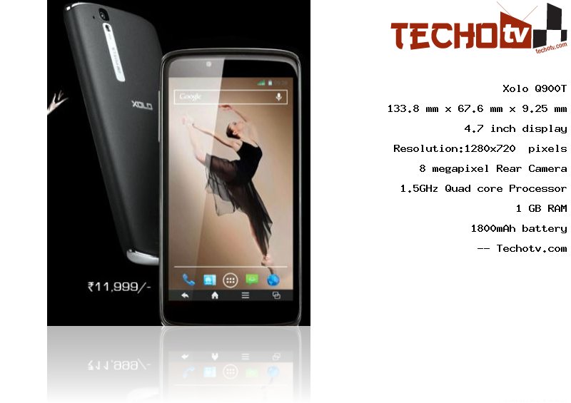 Xolo Q900T full specification