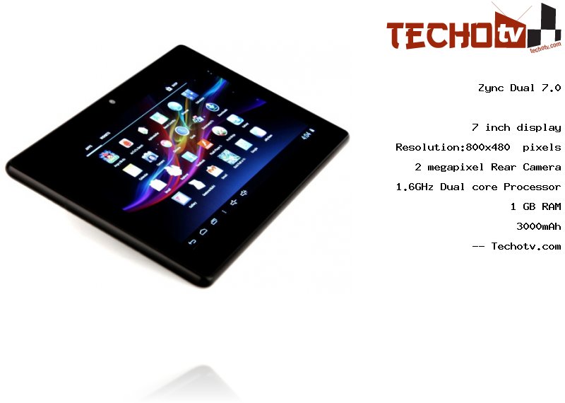 Zync Dual 7.0 full specification