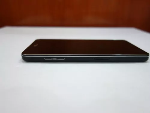 5- LG Optimus G-The volume rocker and the micro sim card slot to the left