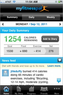 myfitnesspal apple fitness