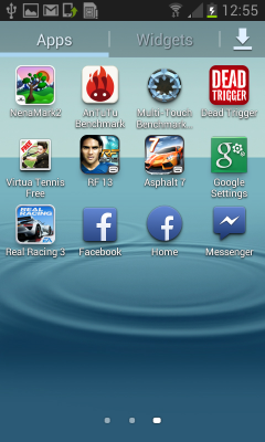 Android Apps Screen