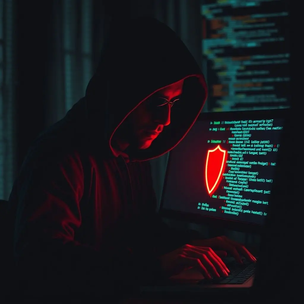 Cybercriminal attempting to exploit an unpatched and vulnerable system