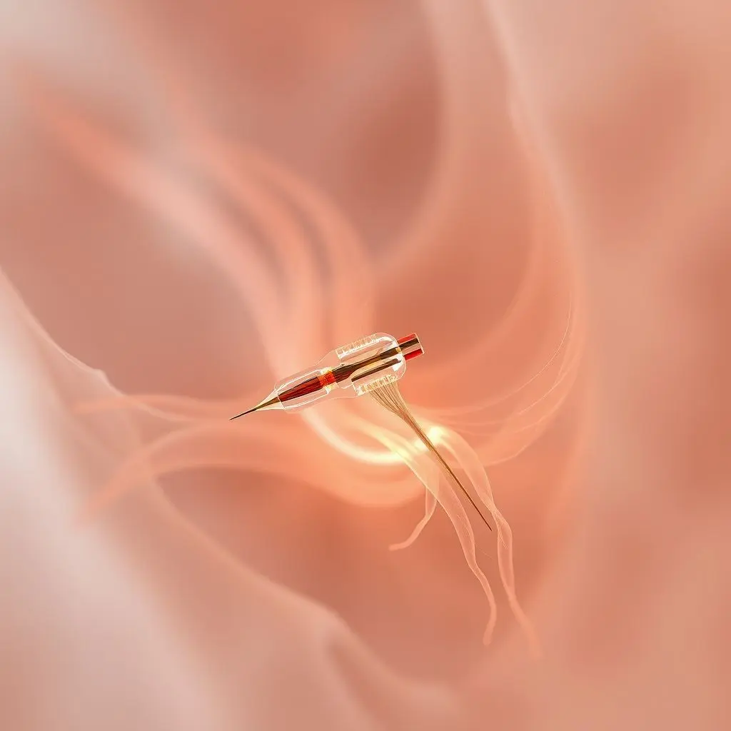 Small bio-integrated electronic implant interacting with a nerve bundle