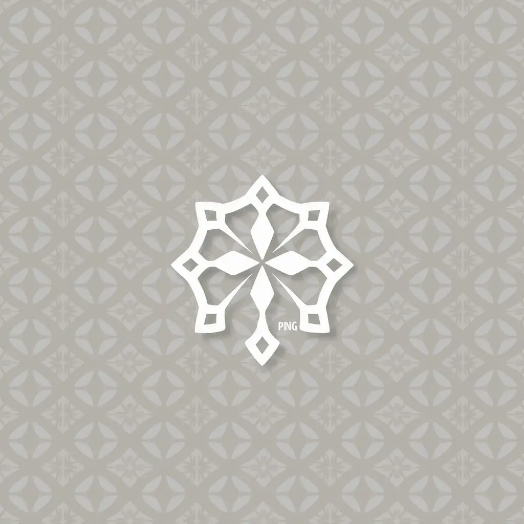 PNG logo with complex transparency on a patterned background