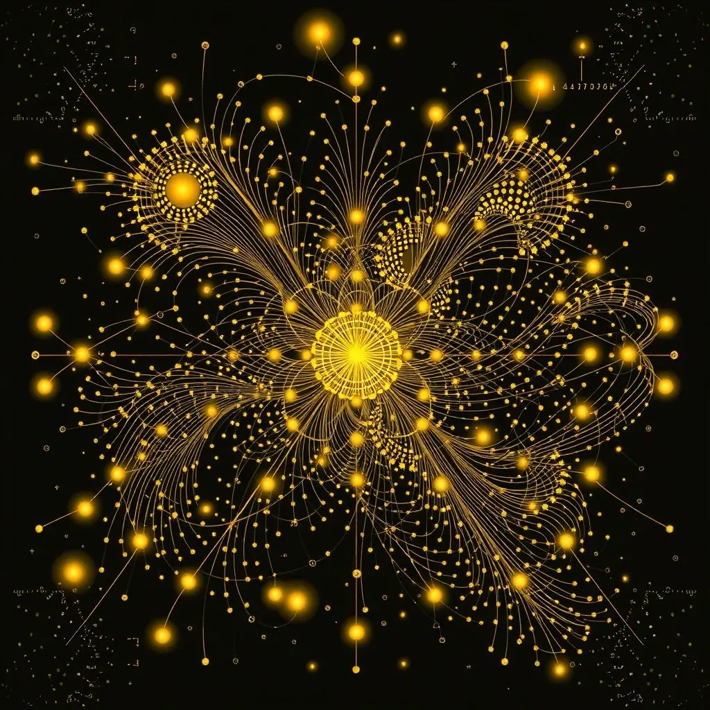 Artistic representation of Turing patterns in nature merging with mathematical equations