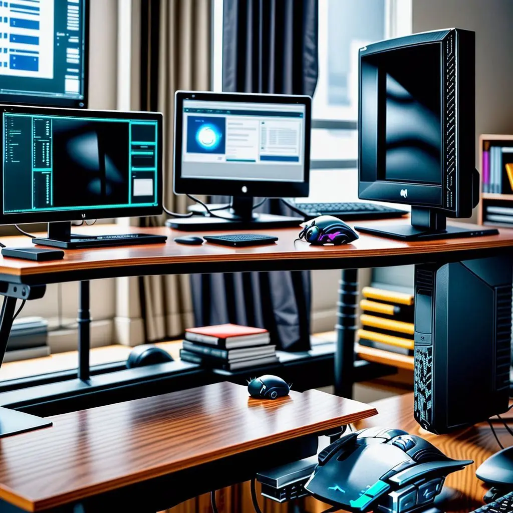 A vertical ergonomic computer mouse designed to keep the hand in a handshake position.