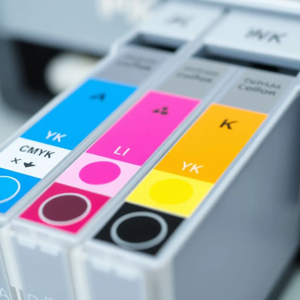 CMYK Ink Cartridges for Inkjet Printer