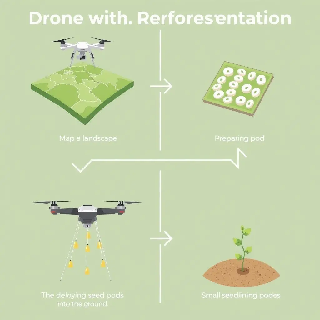 Process of Drone Seed Bombing for Reforestation