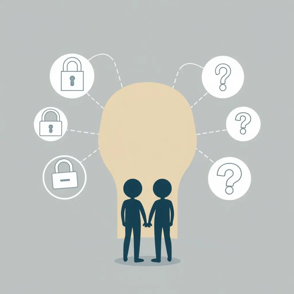 Two figures discussing ethical implications of AI that understands emotions