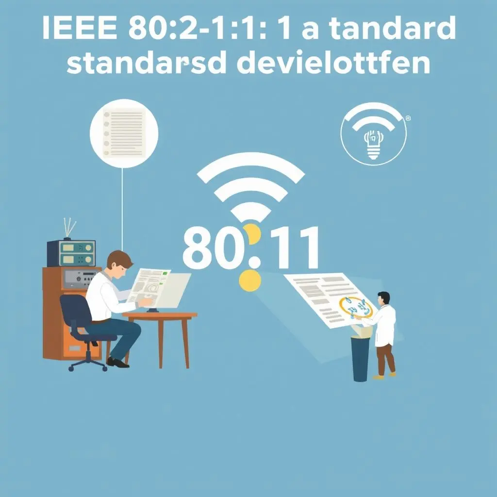 Conceptual image representing the IEEE 802.11 standard