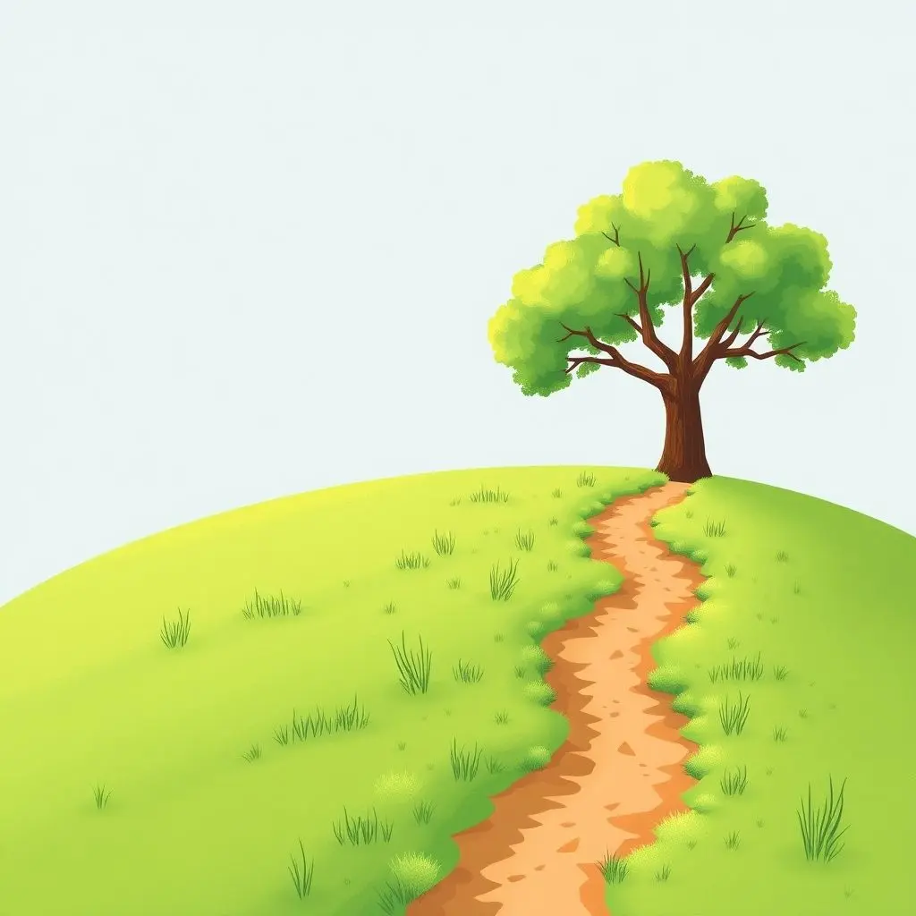 An abstract illustration showing a fork in the road, with one heavily worn path continuing straight (representing the established standard) and a less-used, overgrown path veering off (representing alternatives).