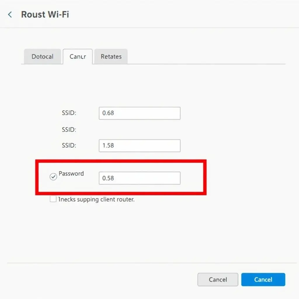 Router settings page showing options to configure a guest Wi-Fi network with isolation enabled.
