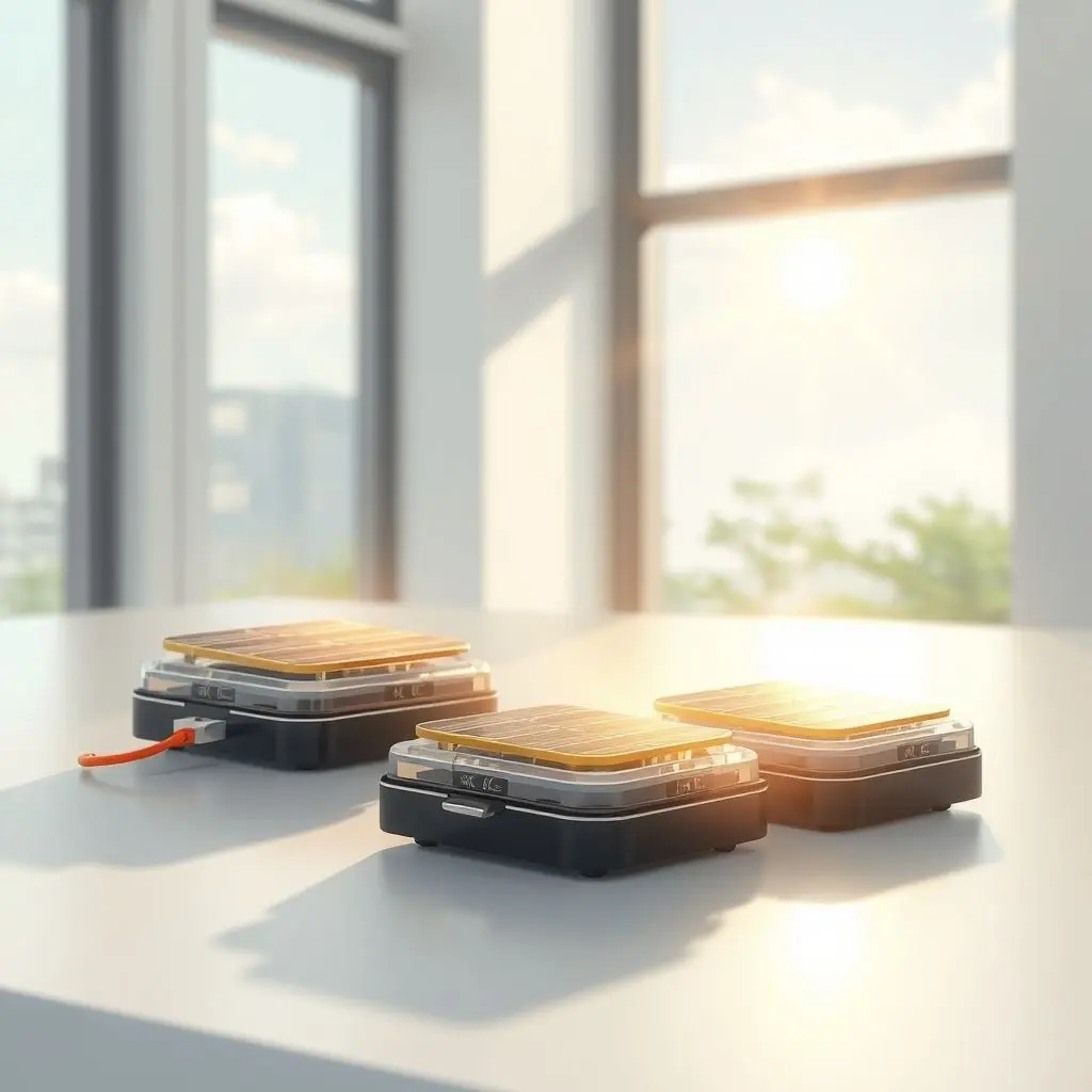 Miniature solar panel harvesting light energy